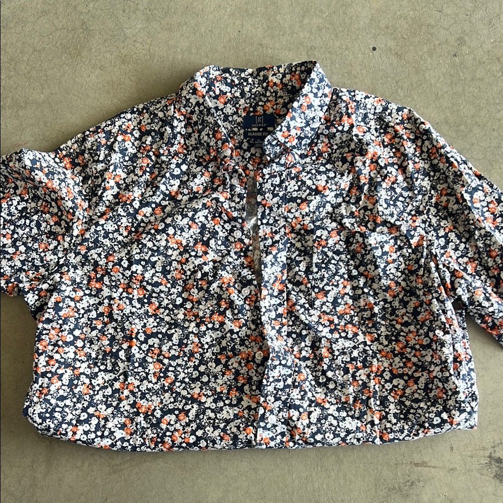 Floral Button-Up Shirt